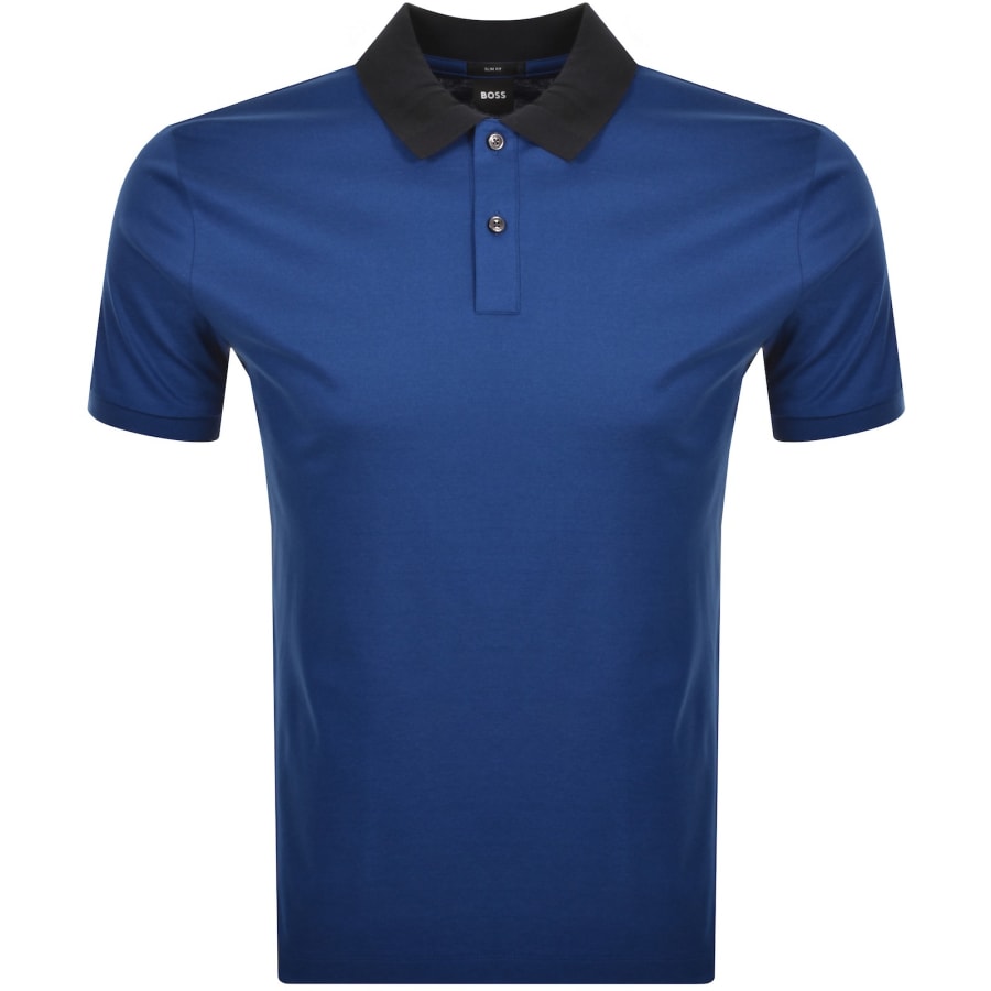 BOSS Phillipson 117 Polo T Shirt Blue | Mainline Menswear us